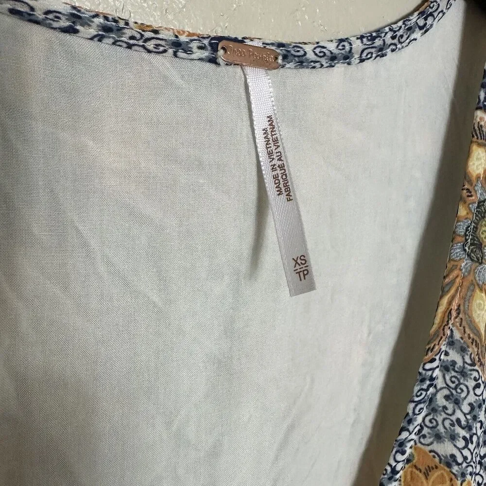 Free People Mini Dress Teegan Floral